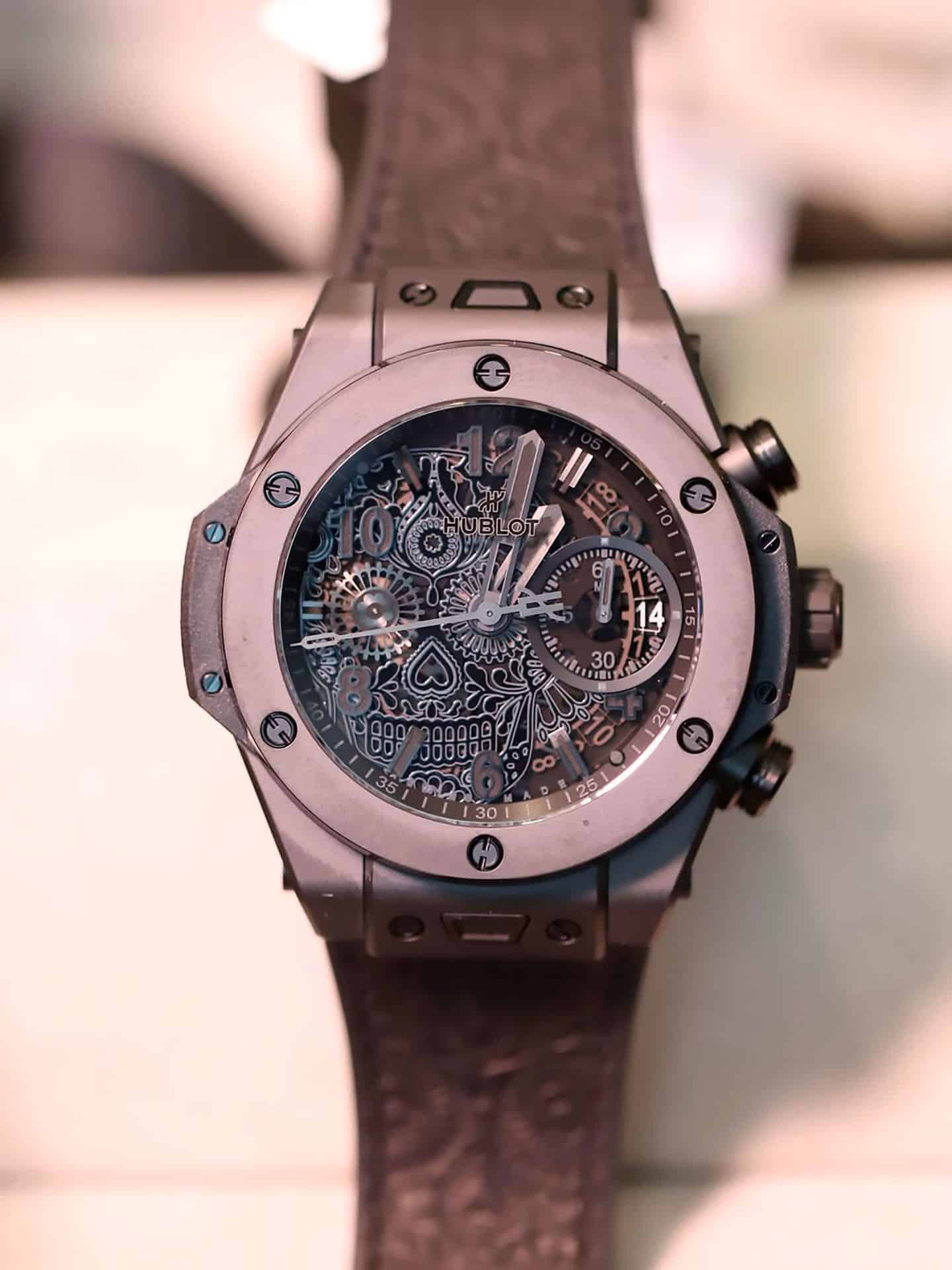 Hublot Big Bang Unico Calavera All Black.