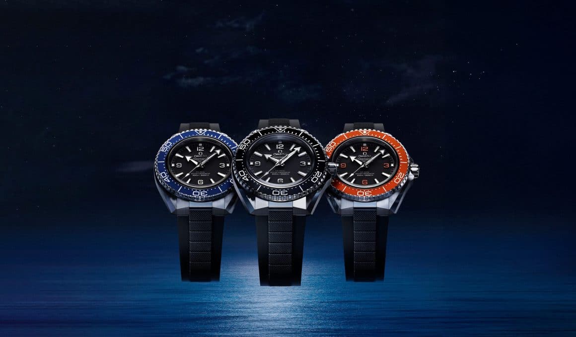 Omega Planet Ocean con correas de caucho