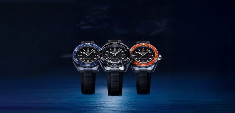 Omega Planet Ocean con correas de caucho