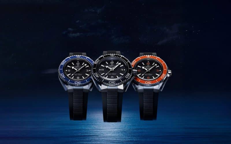 Omega Planet Ocean con correas de caucho