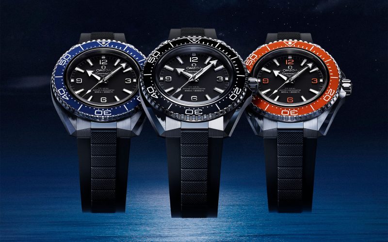 Omega Planet Ocean con correas de caucho