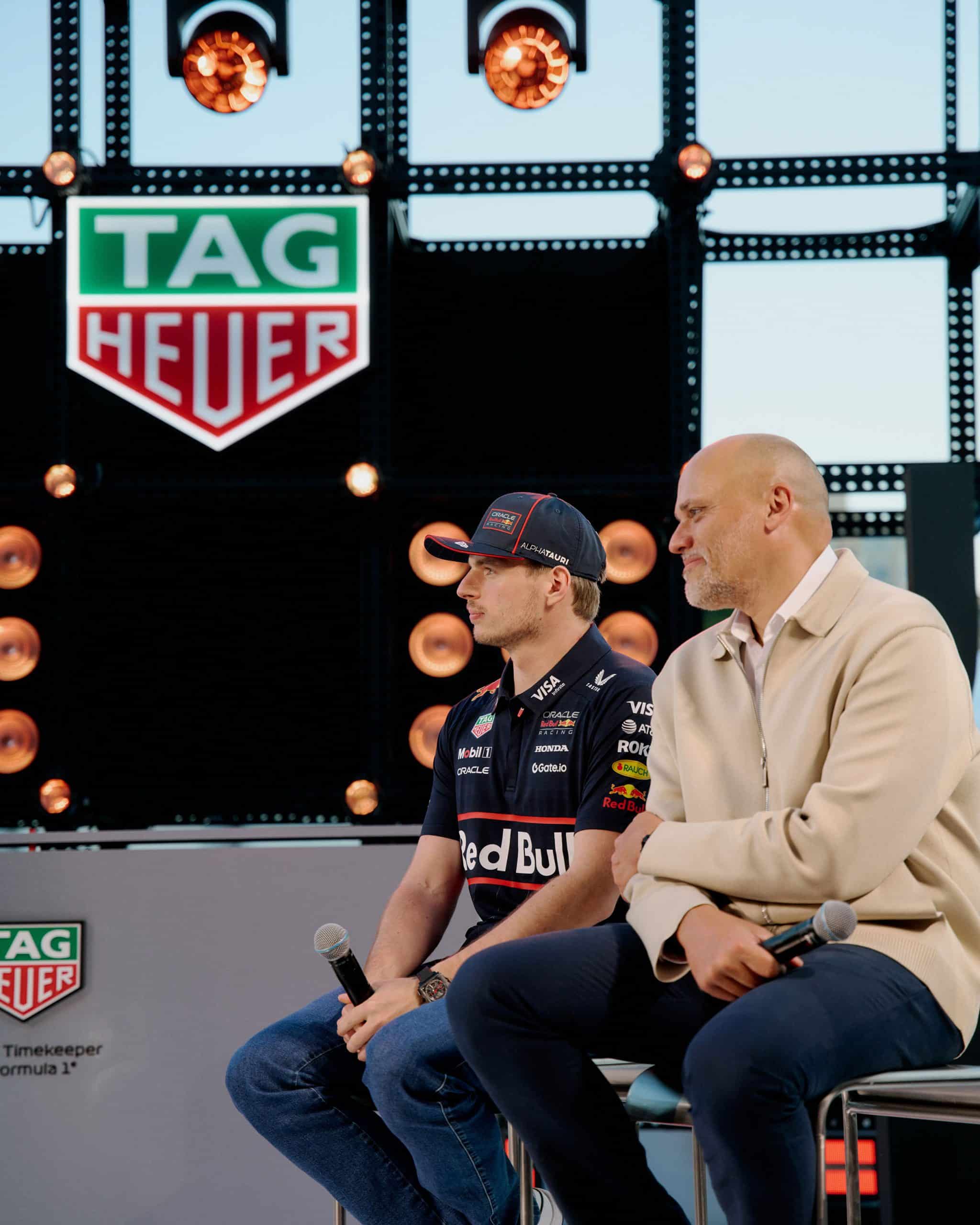 Max Verstappen y Antoine Pin