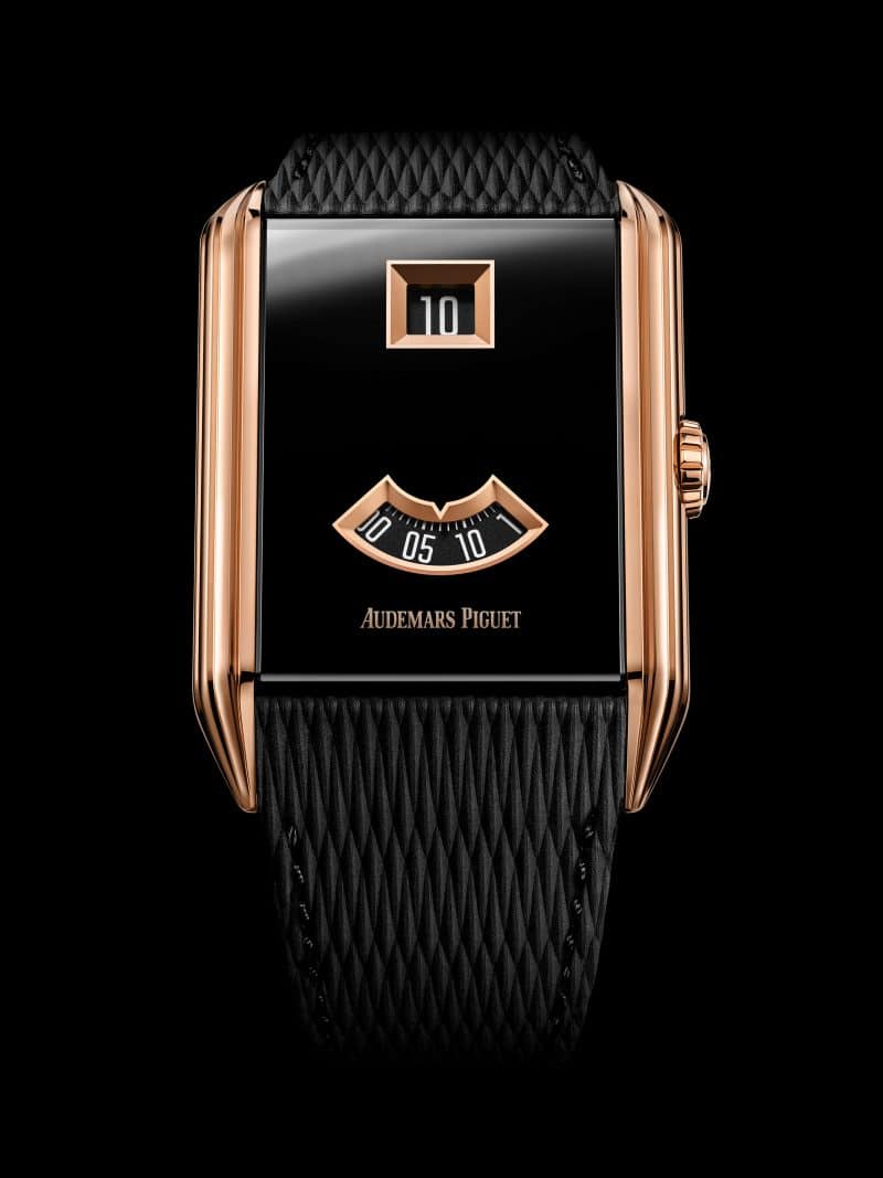 Caja rectangular de oro rosa