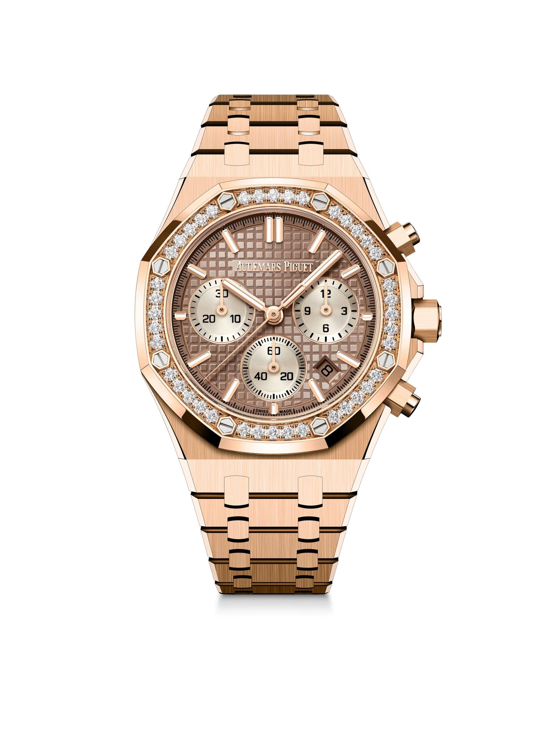 Oro rosa con diamantes