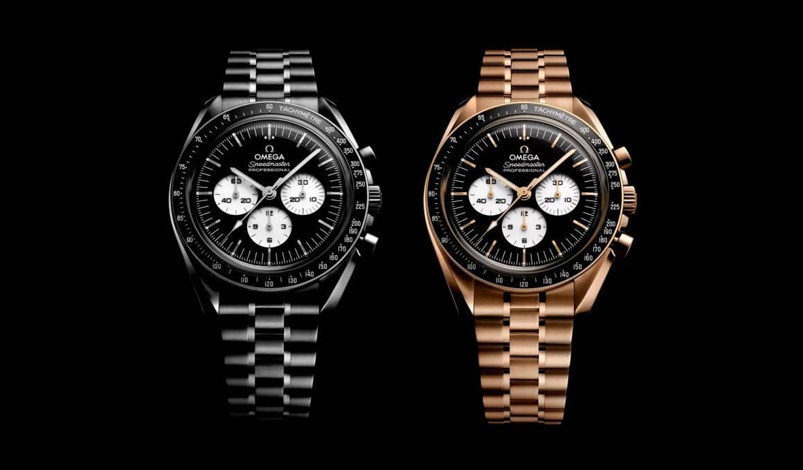 Omega Speedmaster Moonwatch Black and White