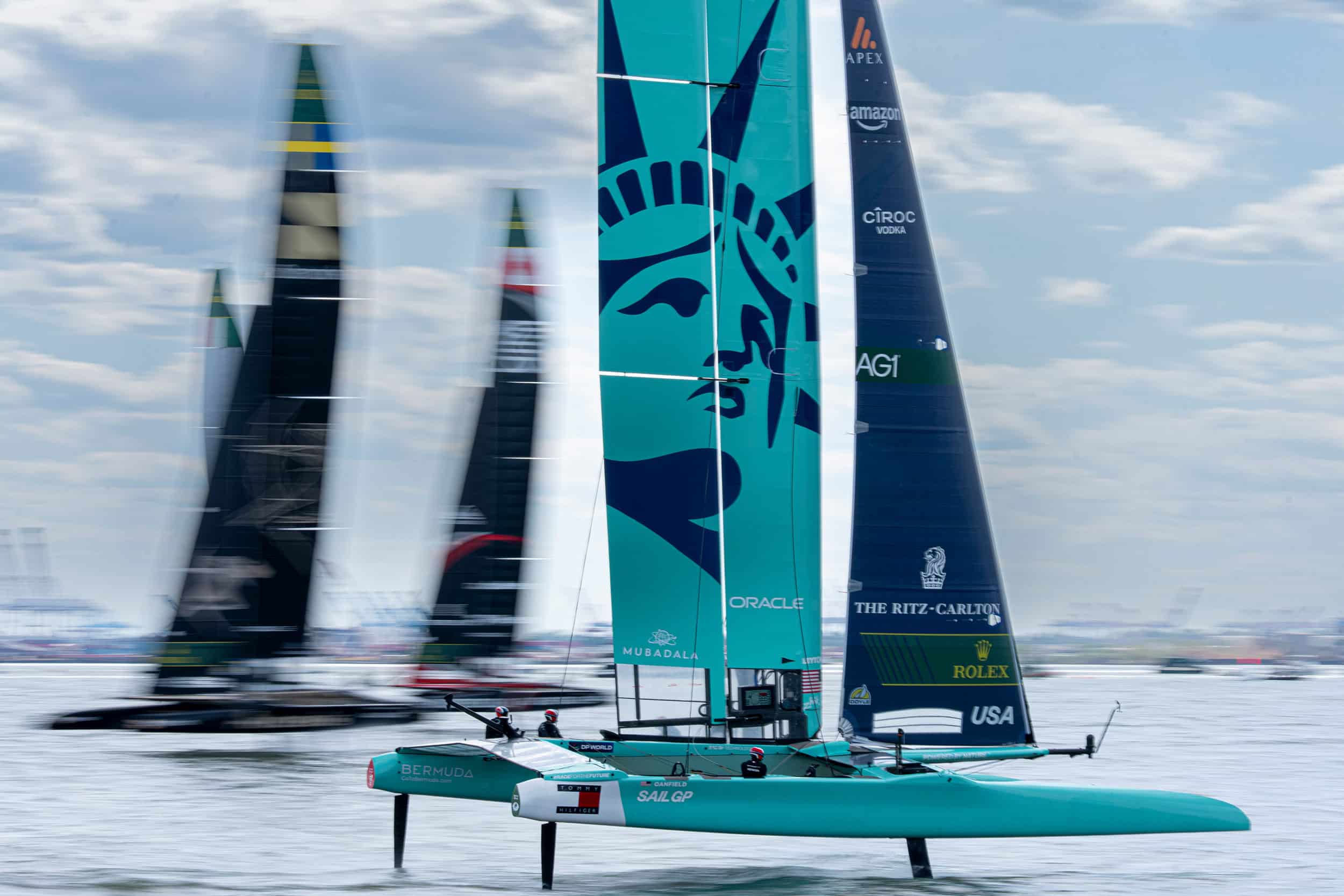Catamaranes en acción